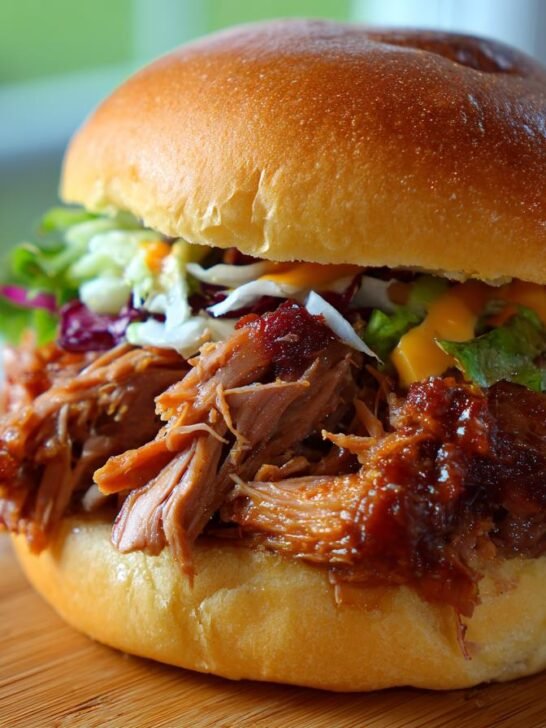 Dad's All-Day Smoked Pulled Pork Sandwiches