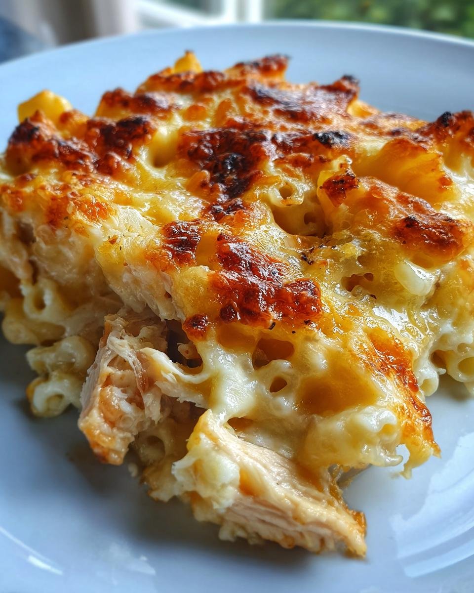 Dump-and-Bake Chicken Alfredo Casserole - detail 2