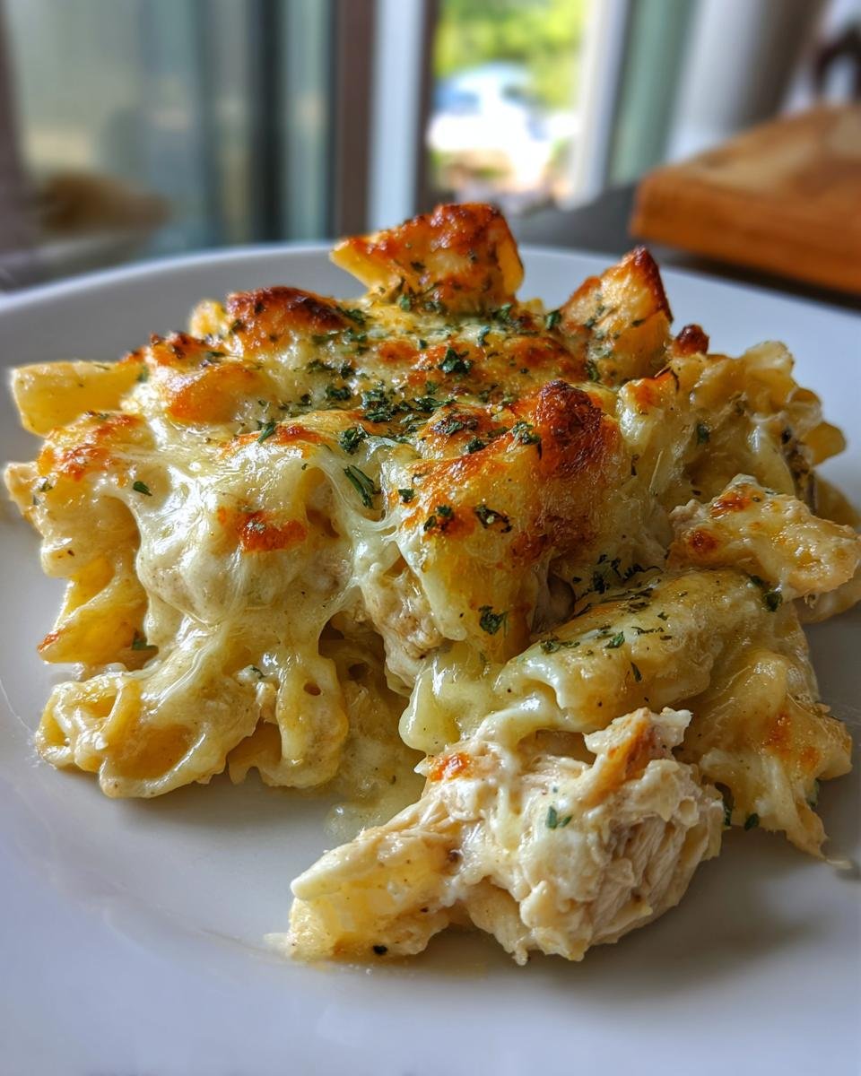 Dump-and-Bake Chicken Alfredo Casserole - detail 3