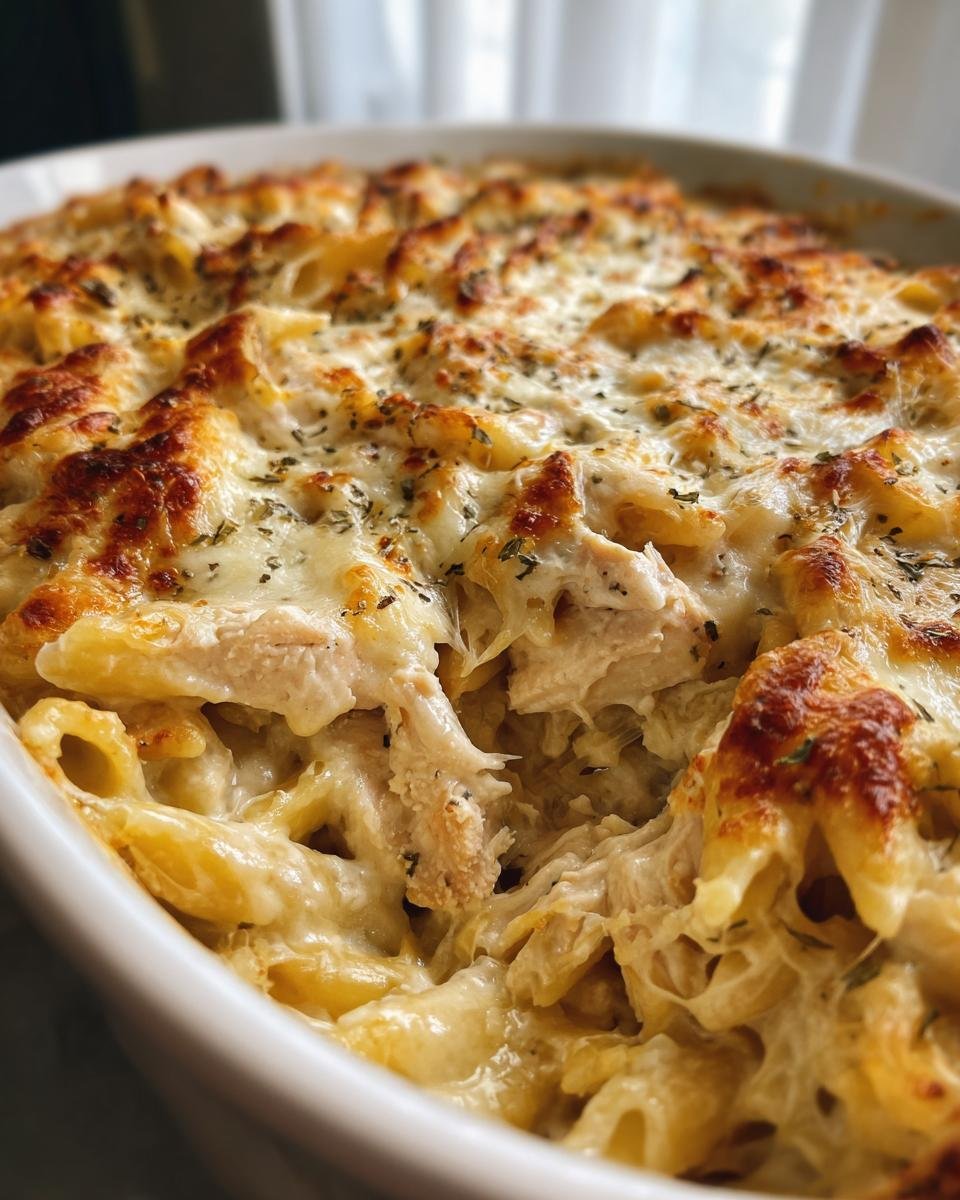 Dump-and-Bake Chicken Alfredo Casserole - detail 4