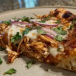 Father's Day Grilled BBQ Chicken Pizza