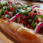Firecracker Hot Dogs with Spicy Relish