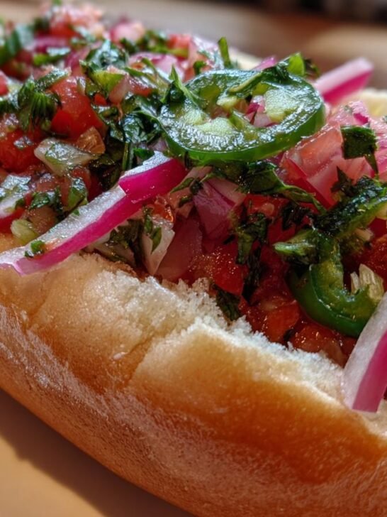 Firecracker Hot Dogs with Spicy Relish