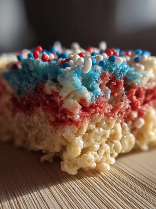 Firecracker Rice Krispie Treats