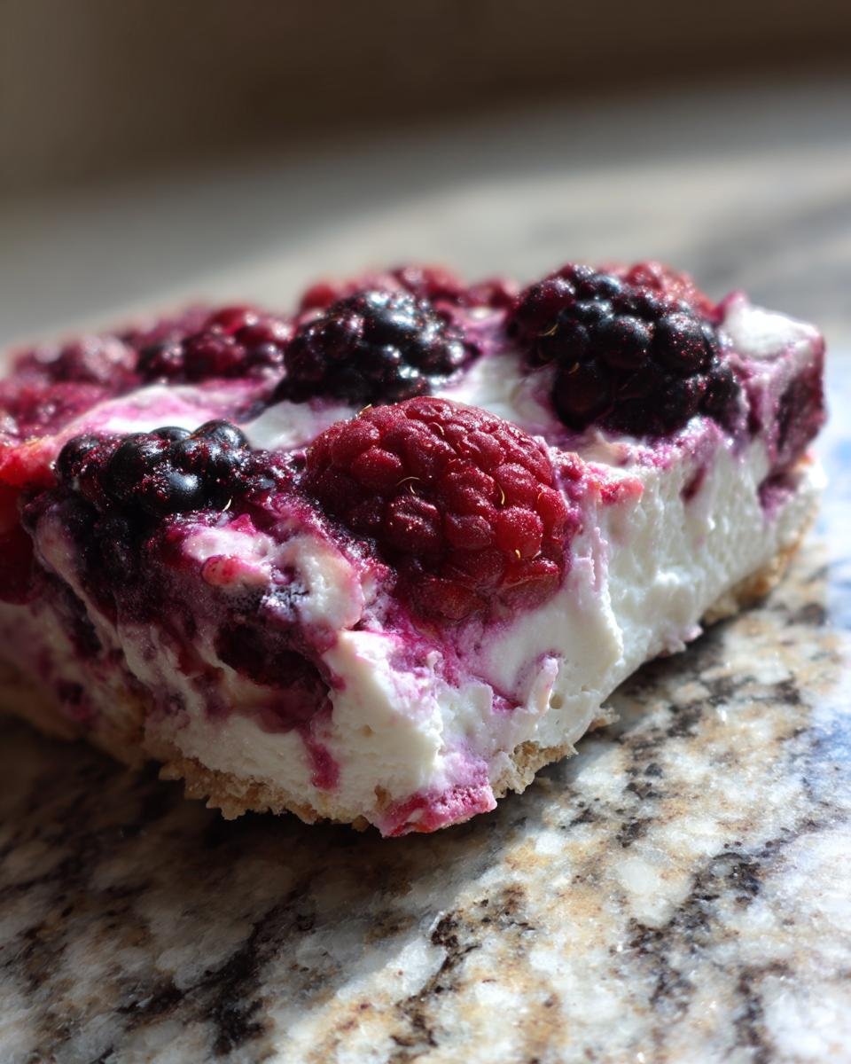 Frozen Greek Yogurt Berry Bark - detail 1