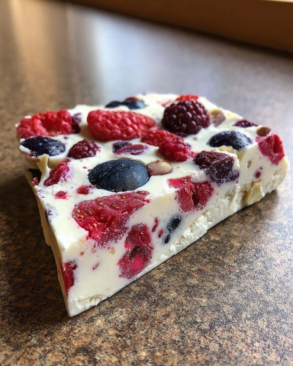 Frozen Greek Yogurt Berry Bark - detail 3