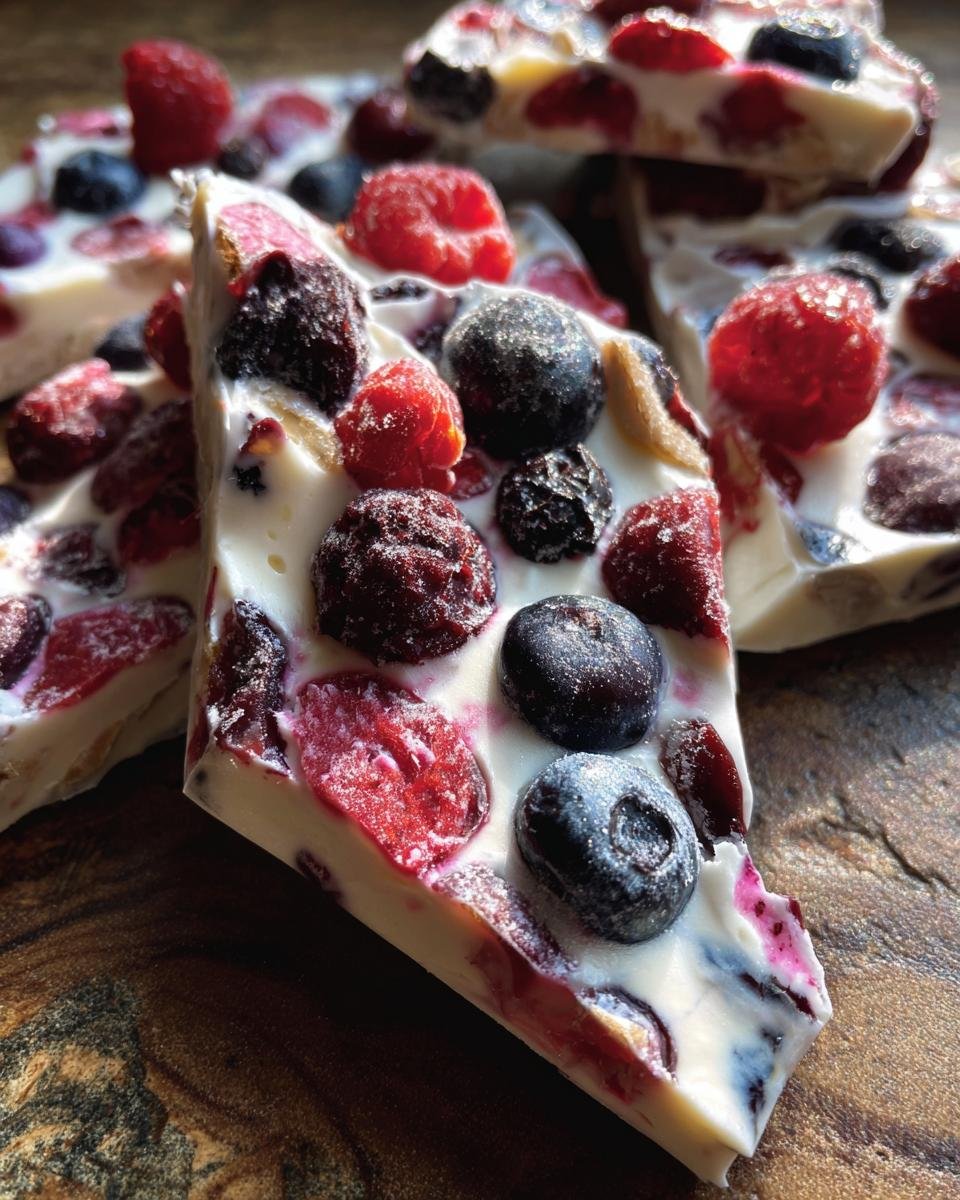 Frozen Greek Yogurt Berry Bark - detail 4