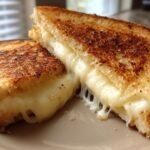 Garlic Bread Grilled Cheese
