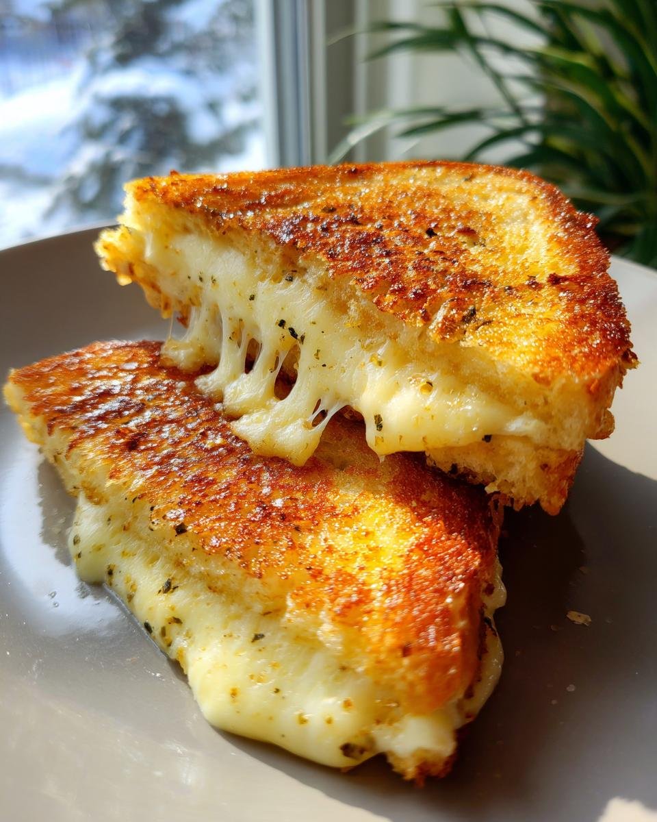 Garlic Bread Grilled Cheese - detail 3