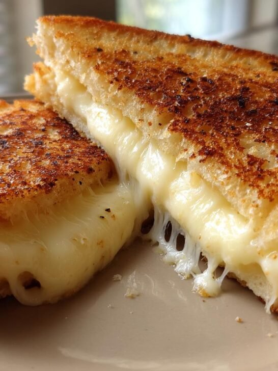 Garlic Bread Grilled Cheese