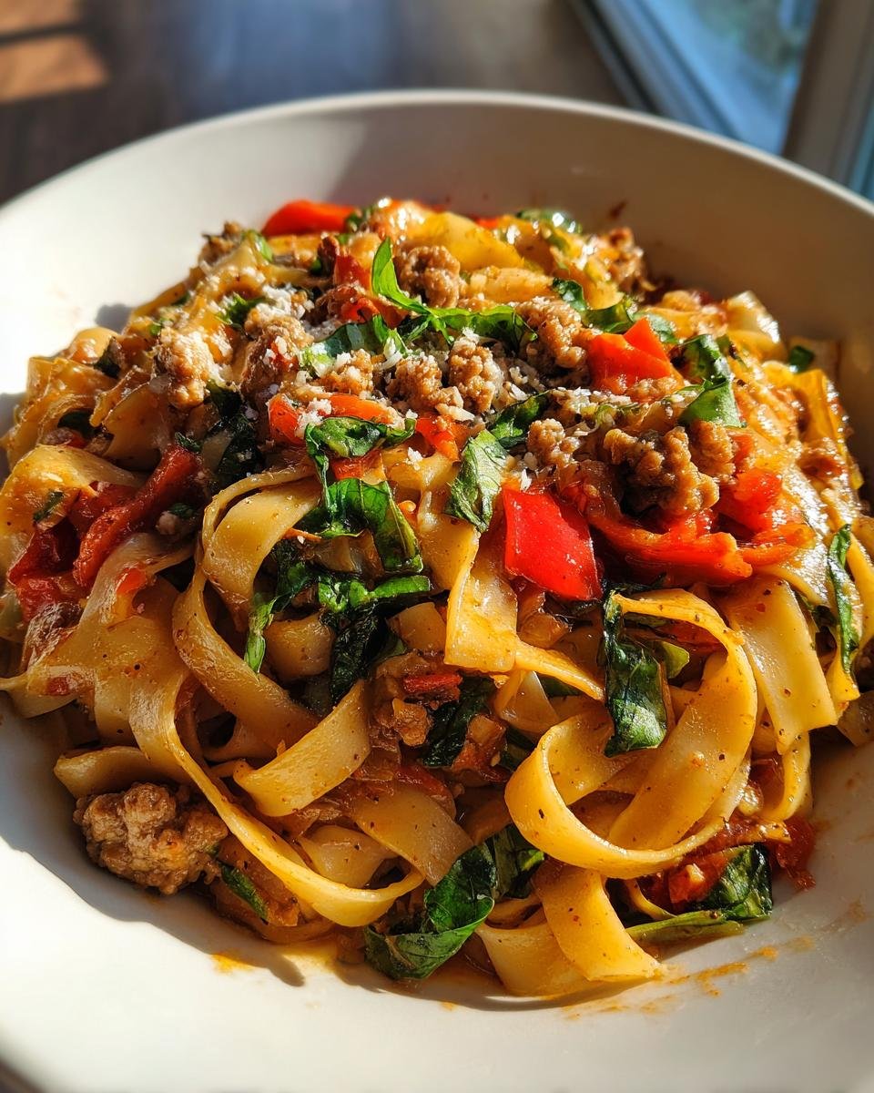 Italian Drunken Noodles - detail 3