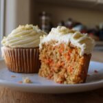 Moist Carrot Cupcakes with Lush Cream Cheese Frosting