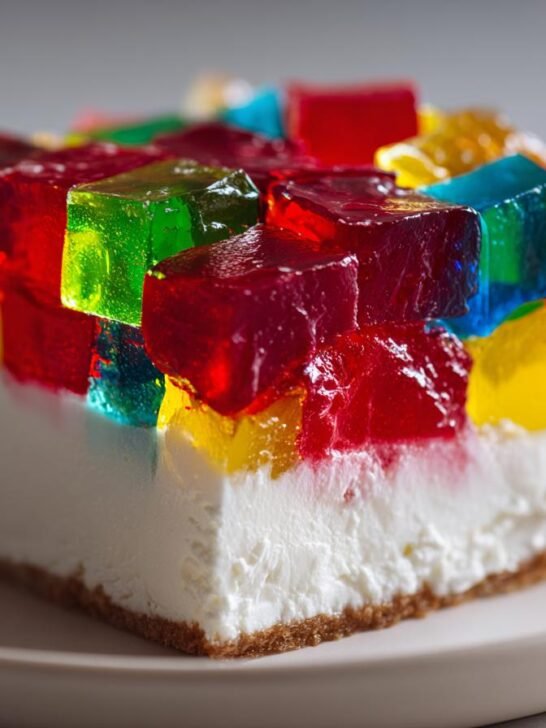 Mosaic Gelatin with Cream Cheese