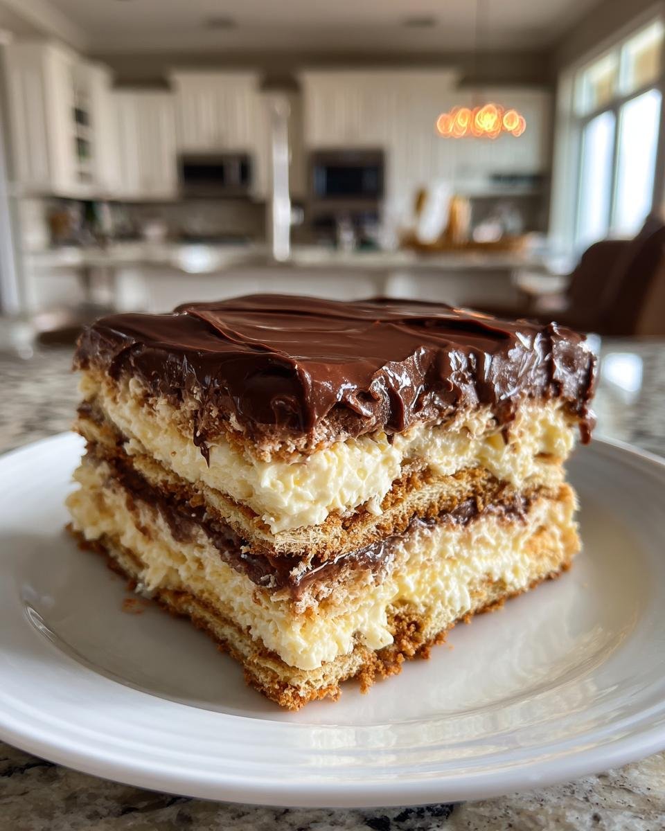 No-Bake Eclair Cake - detail 2