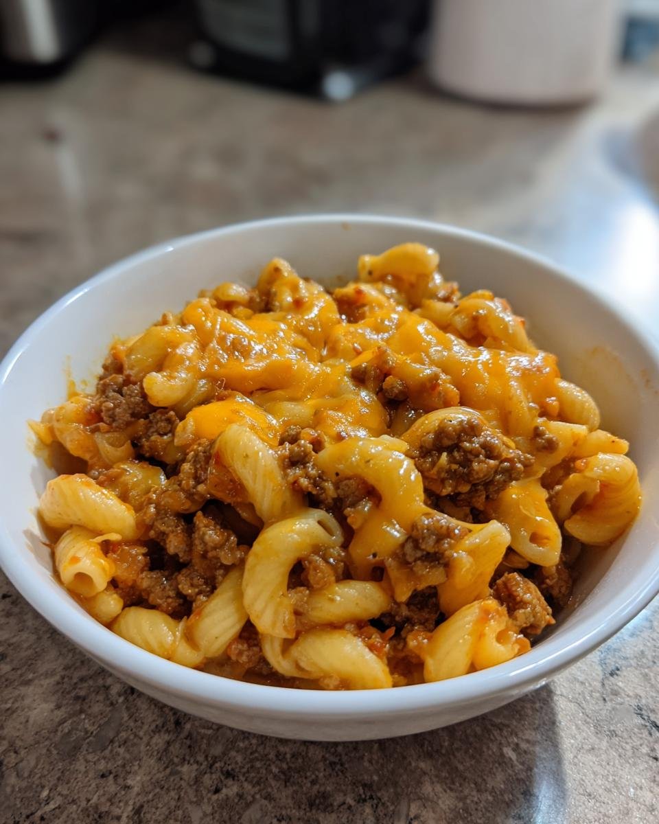 One-Pot Cheesy Taco Pasta - detail 2