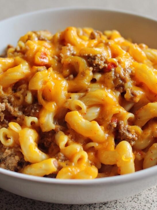 One-Pot Cheesy Taco Pasta