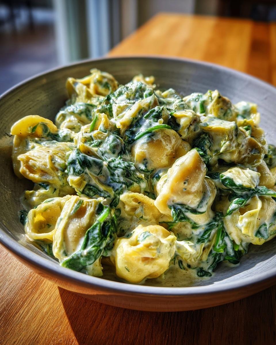 One-Pot Spinach Artichoke Pasta - detail 4