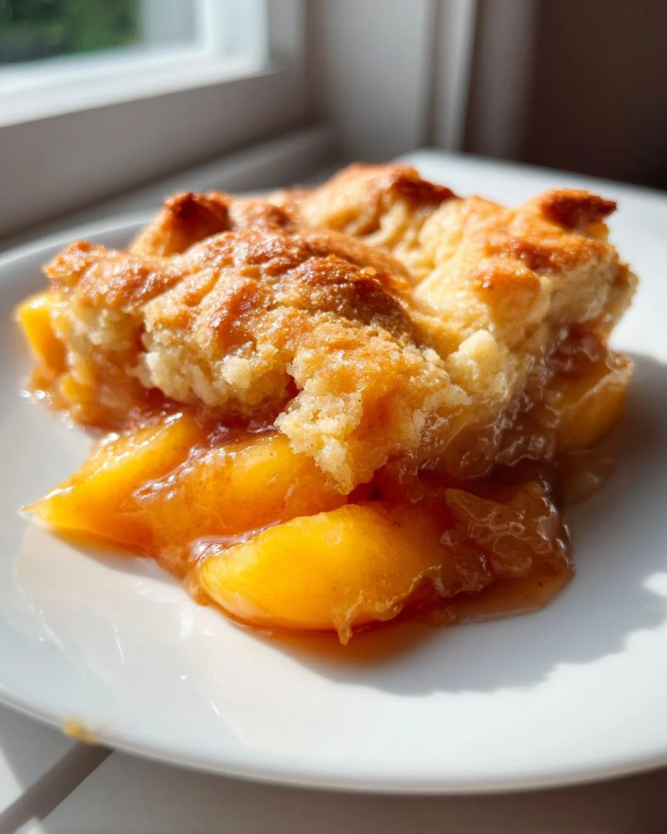 Peach Cobbler - detail 2