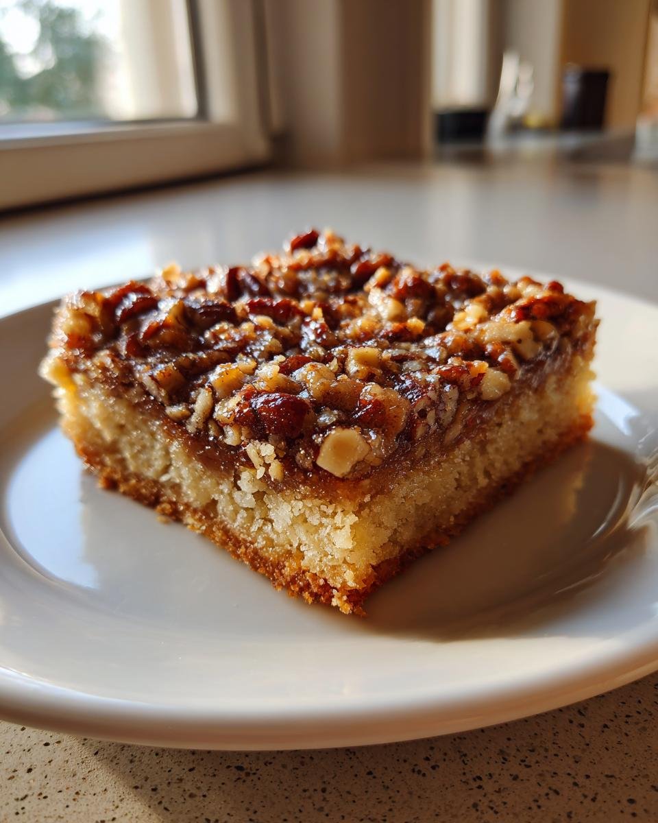 Pecan Crunch Squares - detail 1