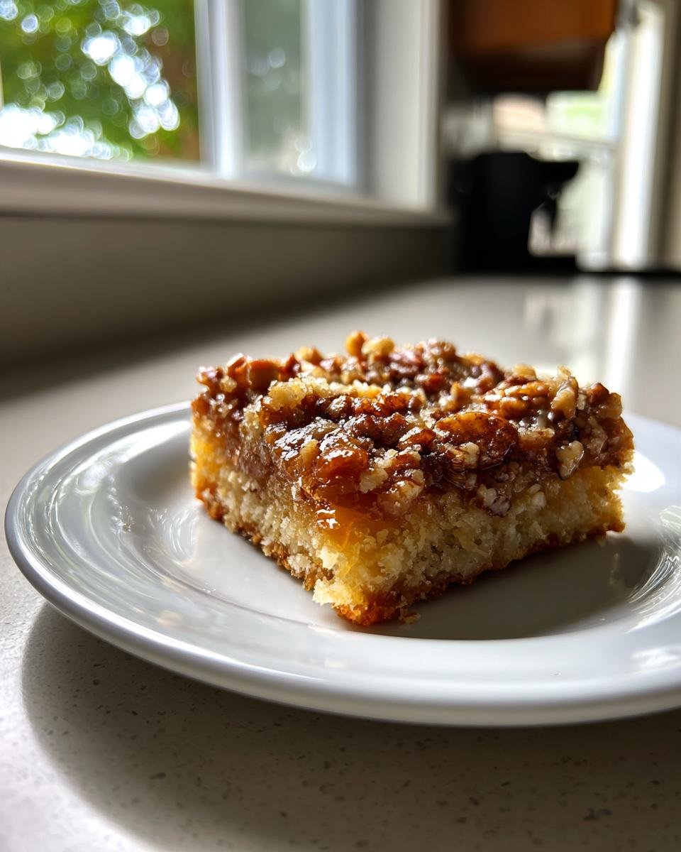 Pecan Crunch Squares - detail 2