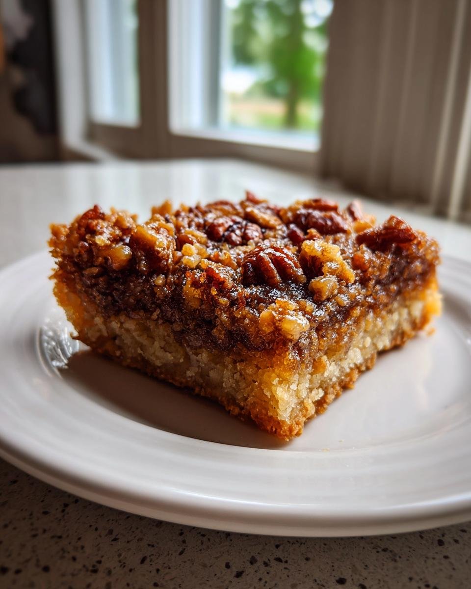 Pecan Crunch Squares - detail 3