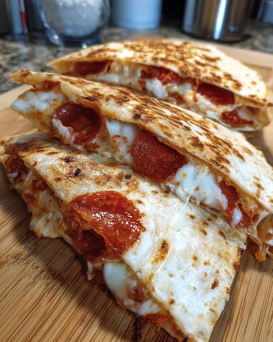 Pepperoni Pizza Quesadillas - detail 1