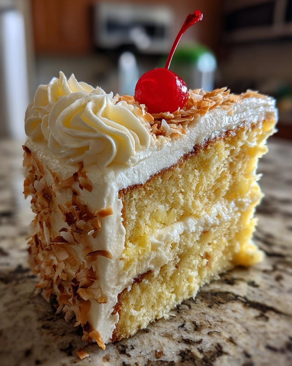 Pina Colada Cake - detail 3