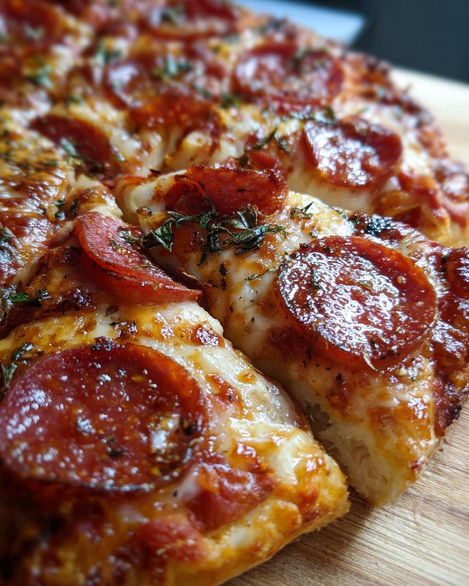 Pizza Burger Pepperoni Mozzarella - detail 1