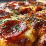 Pizza Burger Pepperoni Mozzarella