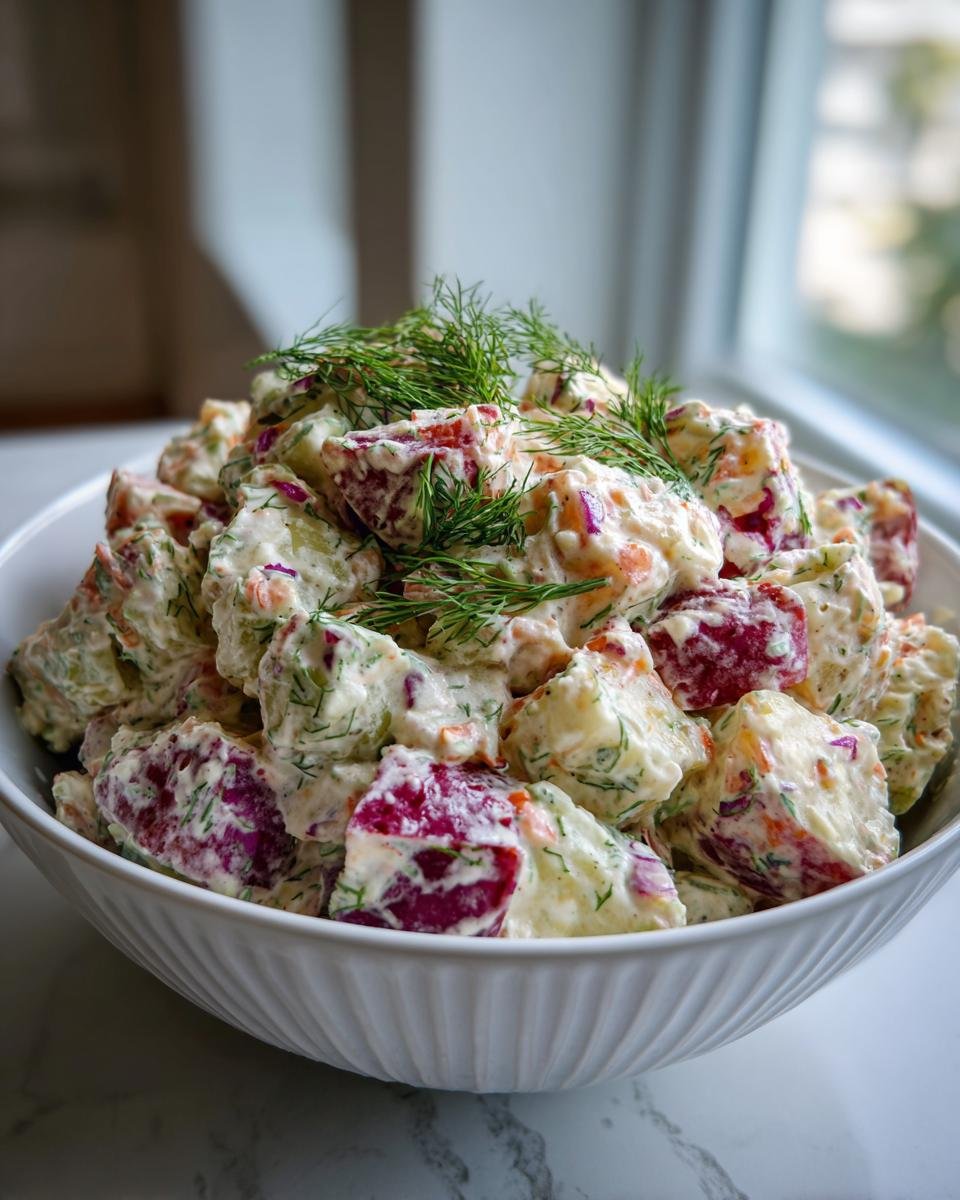 Red, White & Blue Potato Salad - detail 1