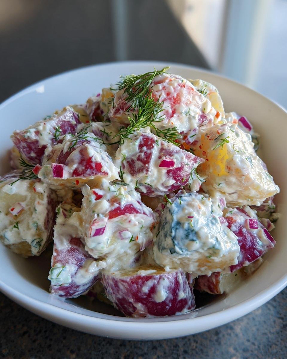Red, White & Blue Potato Salad - detail 2