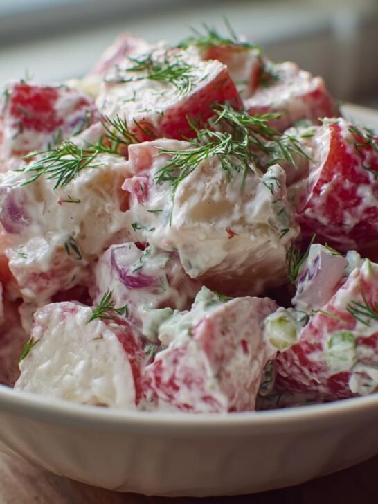 Red, White & Blue Potato Salad