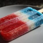 Red, White & Blue Rocket Pop Popsicles