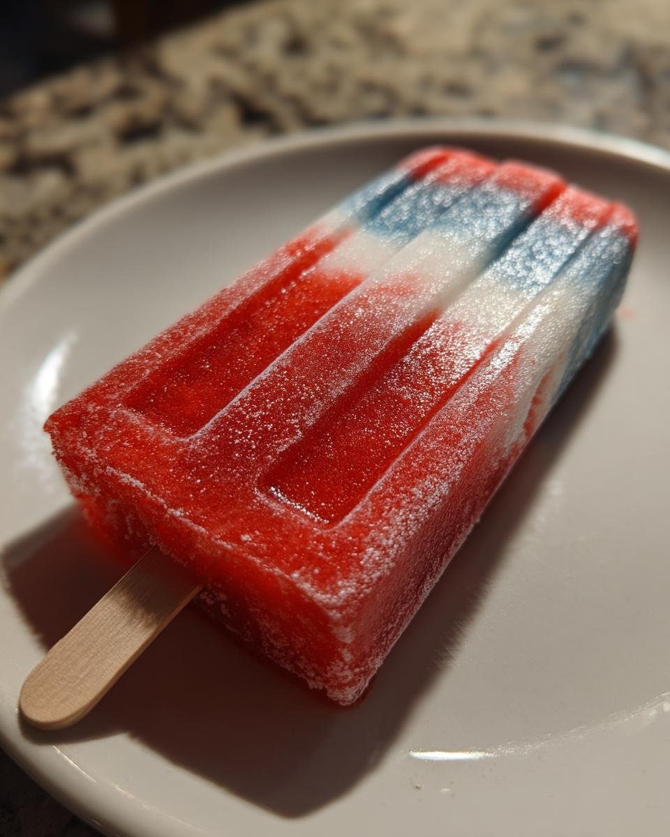 Red, White & Blue Rocket Pop Popsicles - detail 2