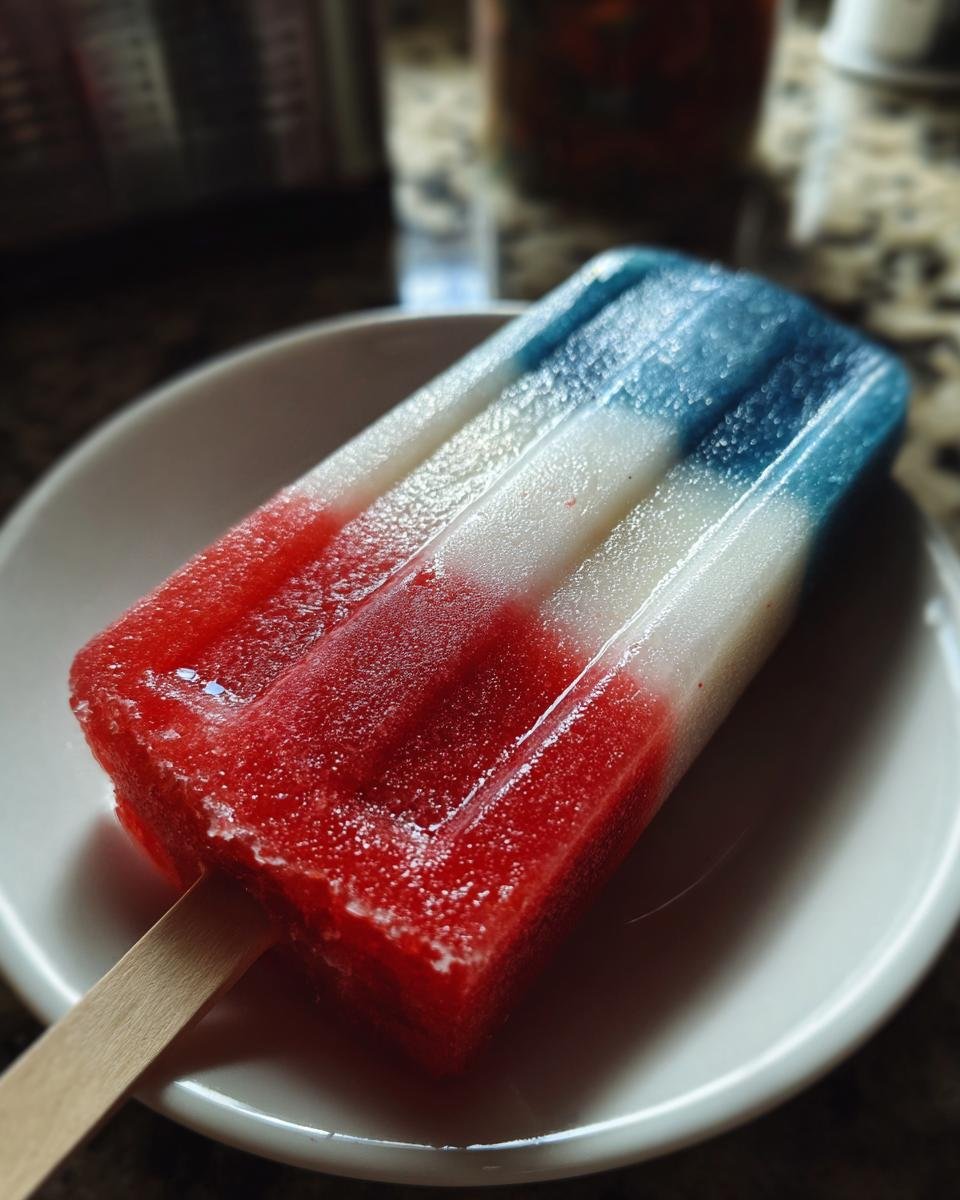 Red, White & Blue Rocket Pop Popsicles - detail 3