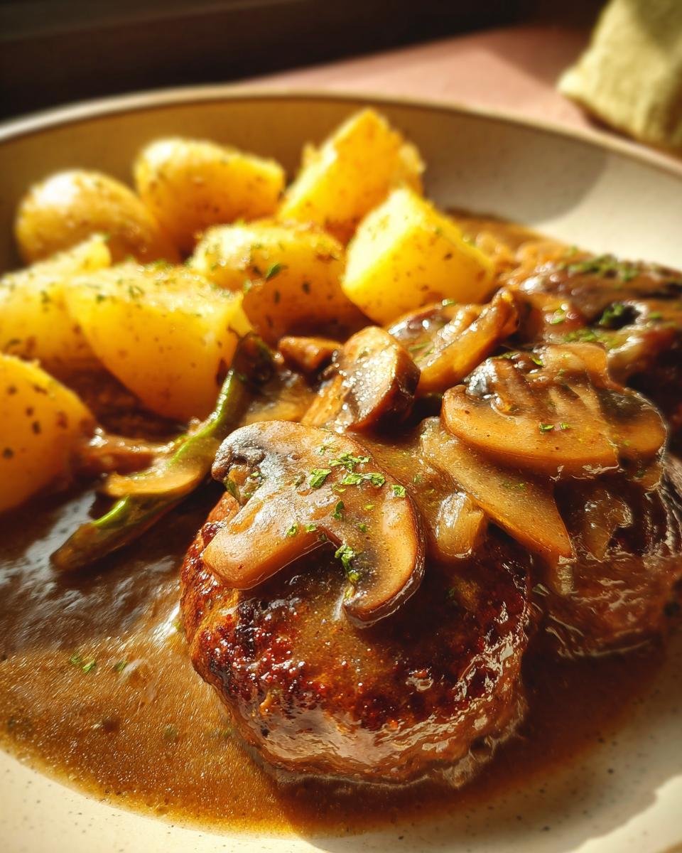Salisbury Steak and Potato Skillet Recipe - detail 1