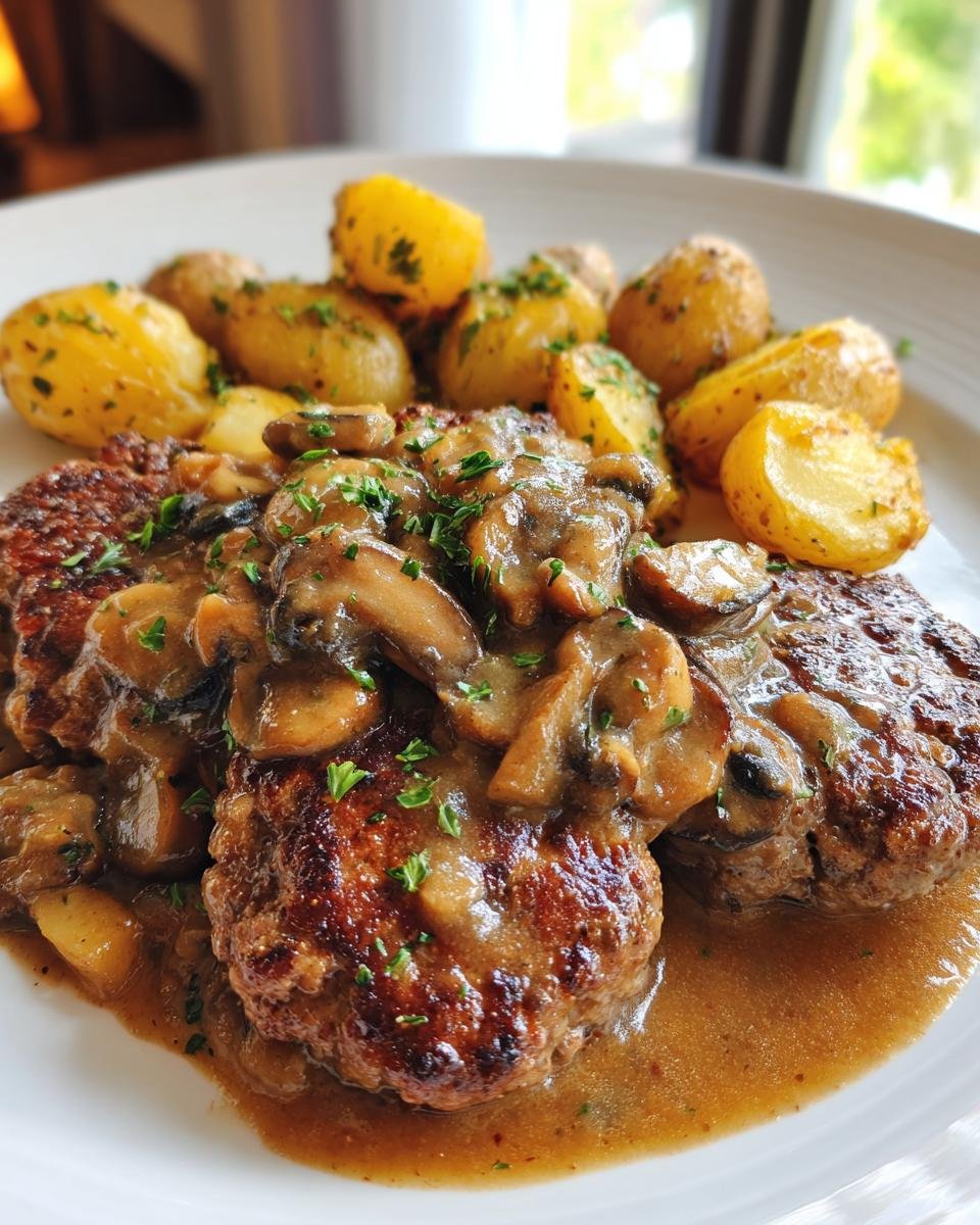 Salisbury Steak and Potato Skillet Recipe - detail 2
