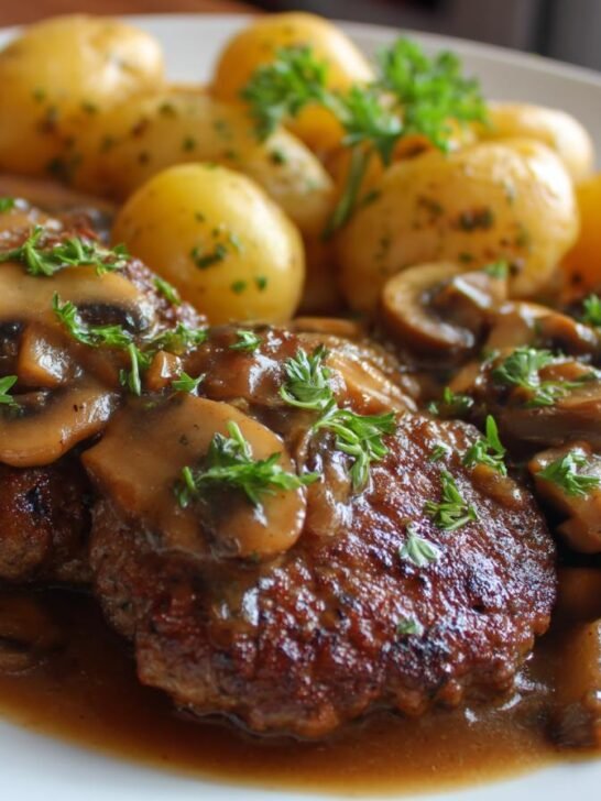 Salisbury Steak and Potato Skillet Recipe