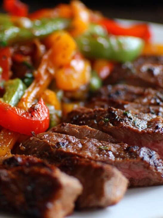 Sheet Pan Steak Fajitas