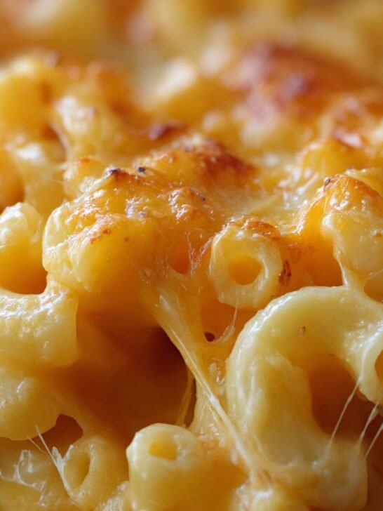 Slow Cooker Triple Cheesy Mac and Cheese