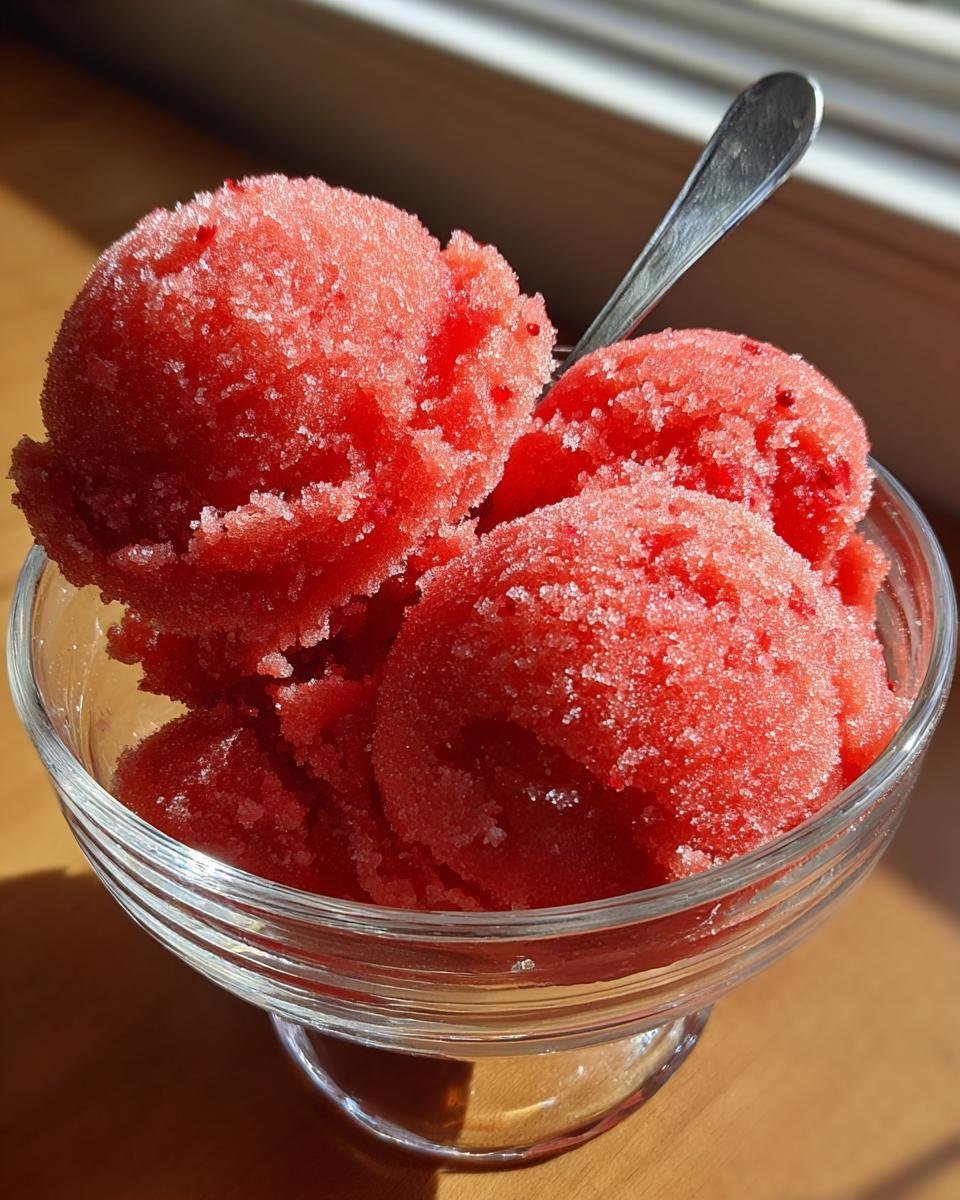 Strawberry Sorbet - detail 1