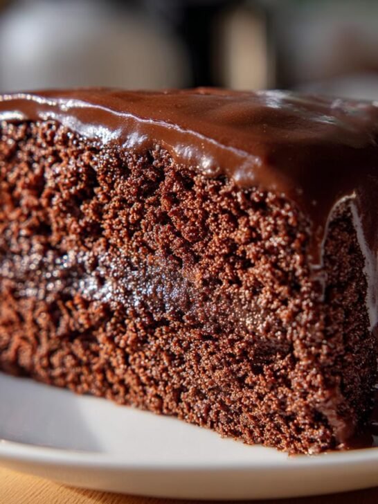 Super Moist Chocolate Cake with Chocolate Ganache