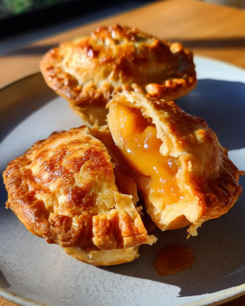Two Ingredient Mini Peach Pies - detail 3