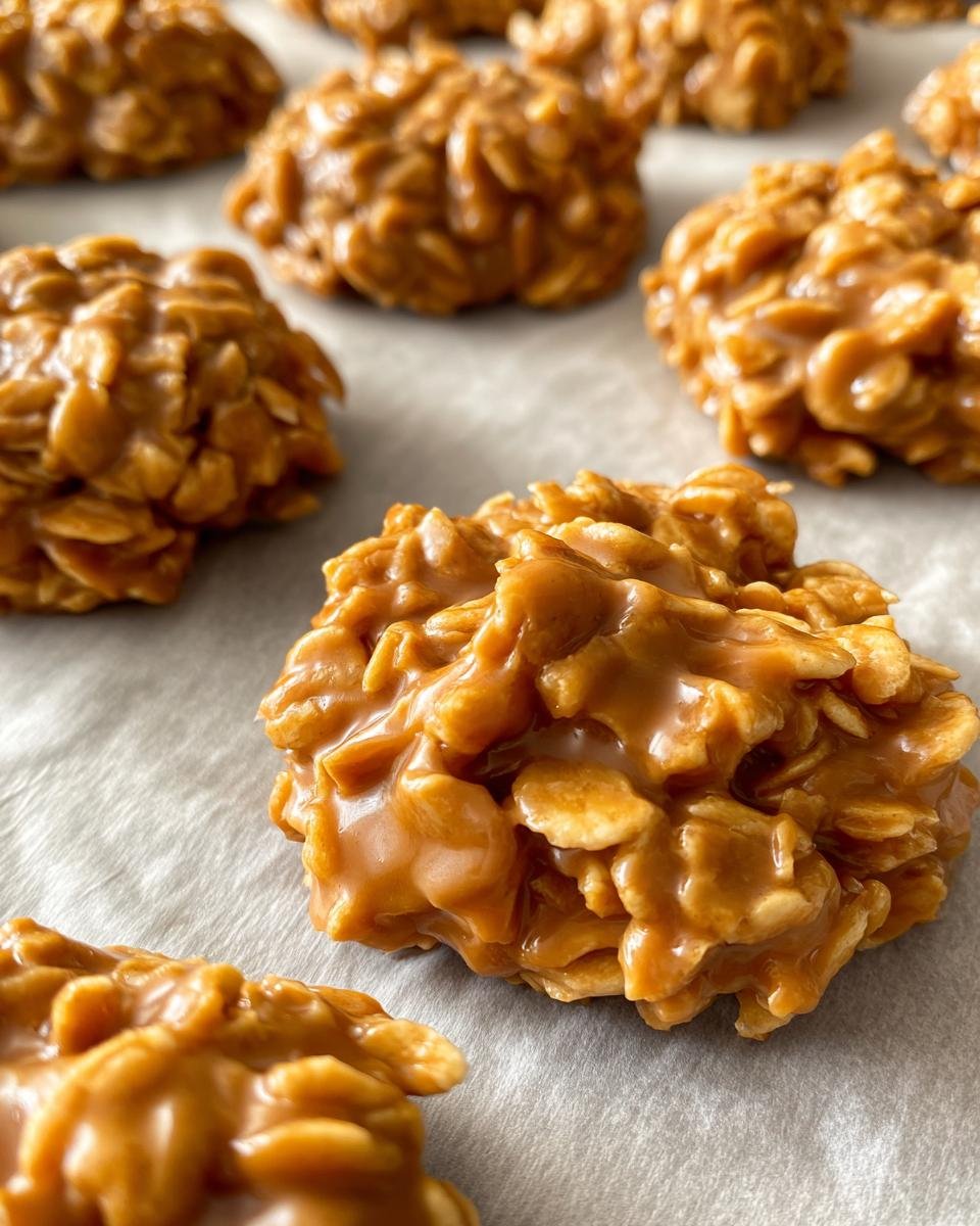 Vintage Peanut Butter No Bake Cookies - detail 3