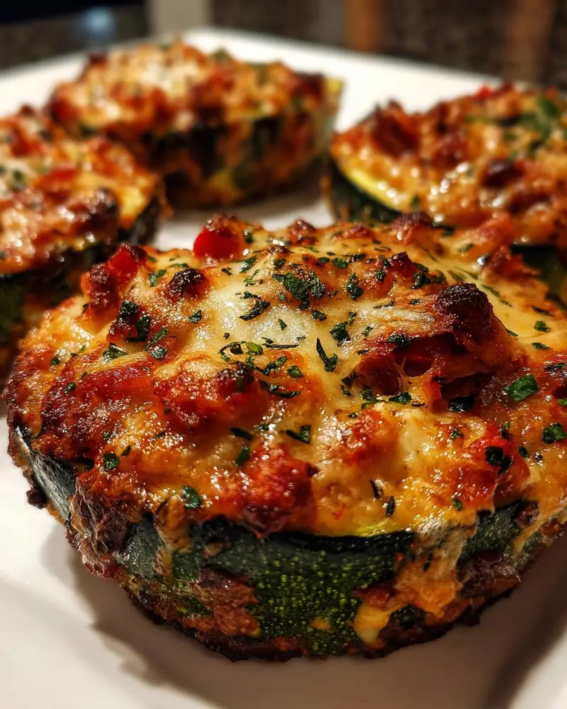 Zucchini Pizza Bites - detail 1