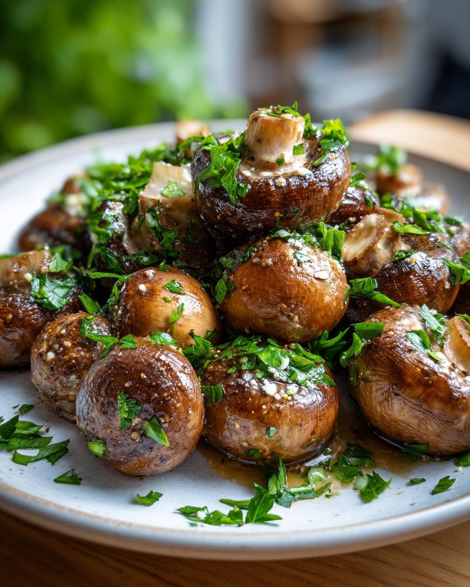Air Fryer Mushrooms - detail 2