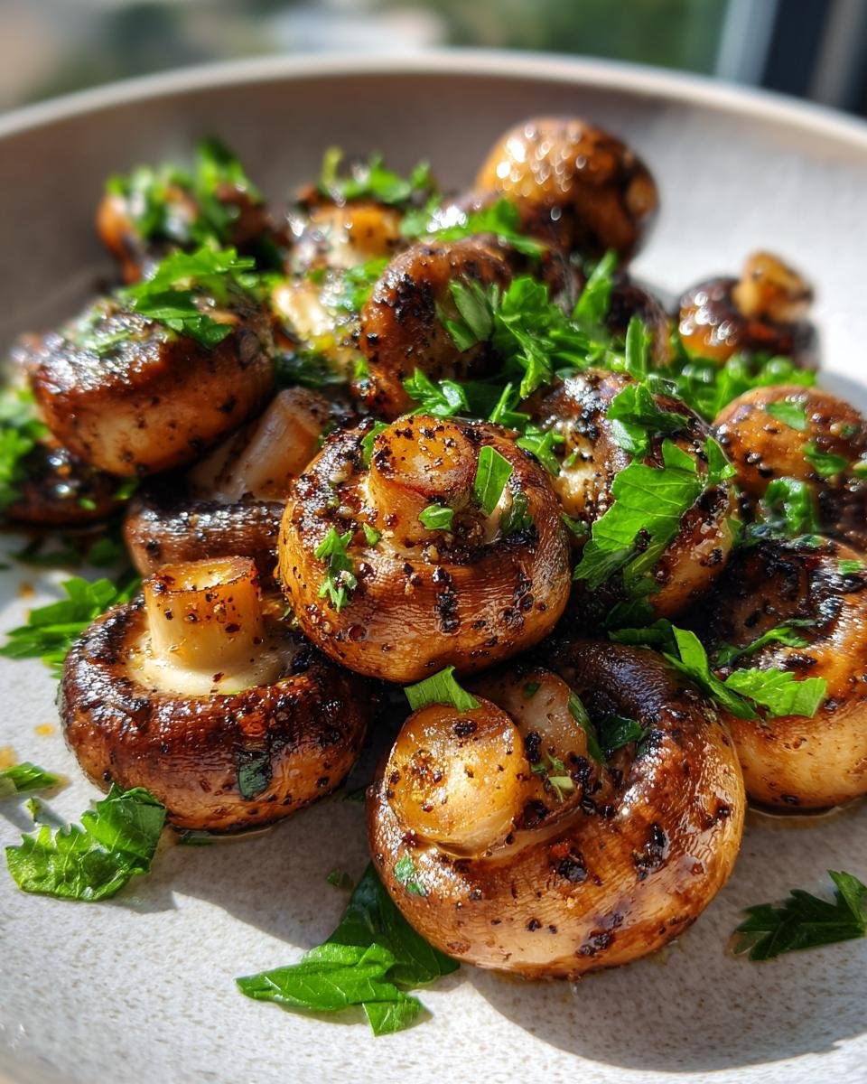 Air Fryer Mushrooms - detail 4