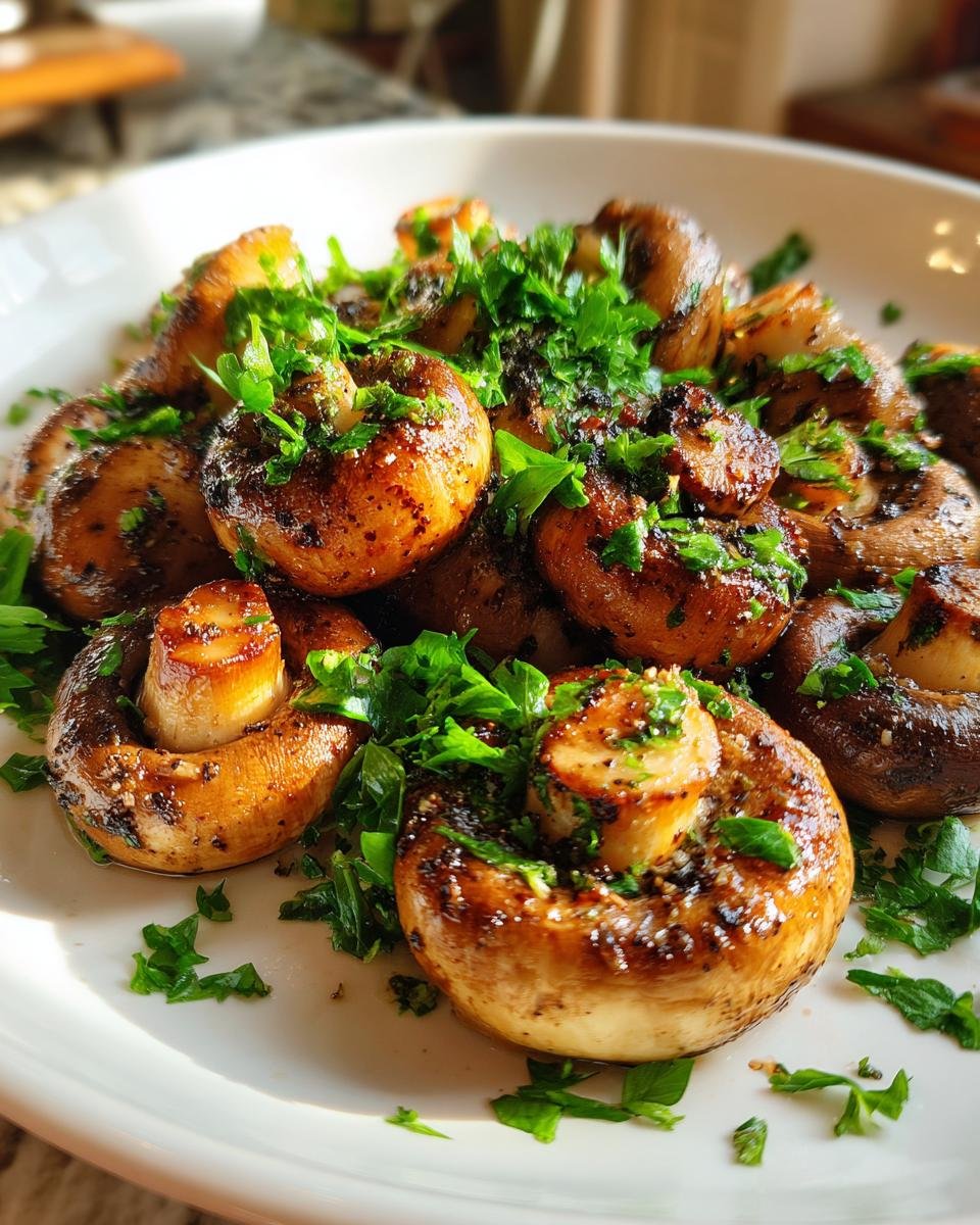 Air Fryer Mushrooms - detail 5