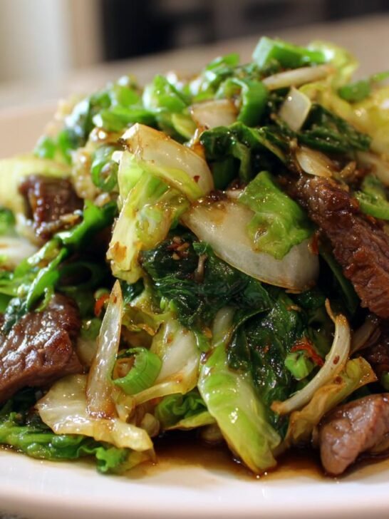 Beef and Cabbage Stir-Fry