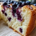 Blueberry Angel Food Cake